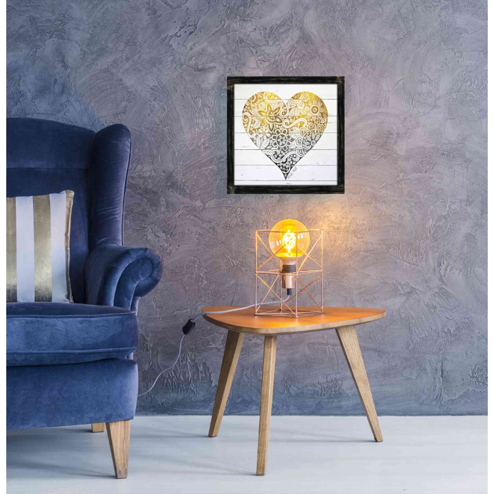 'Zen Season's Greeting Heart' by Cindy Jacobs, Giclee Canvas Wall Art
