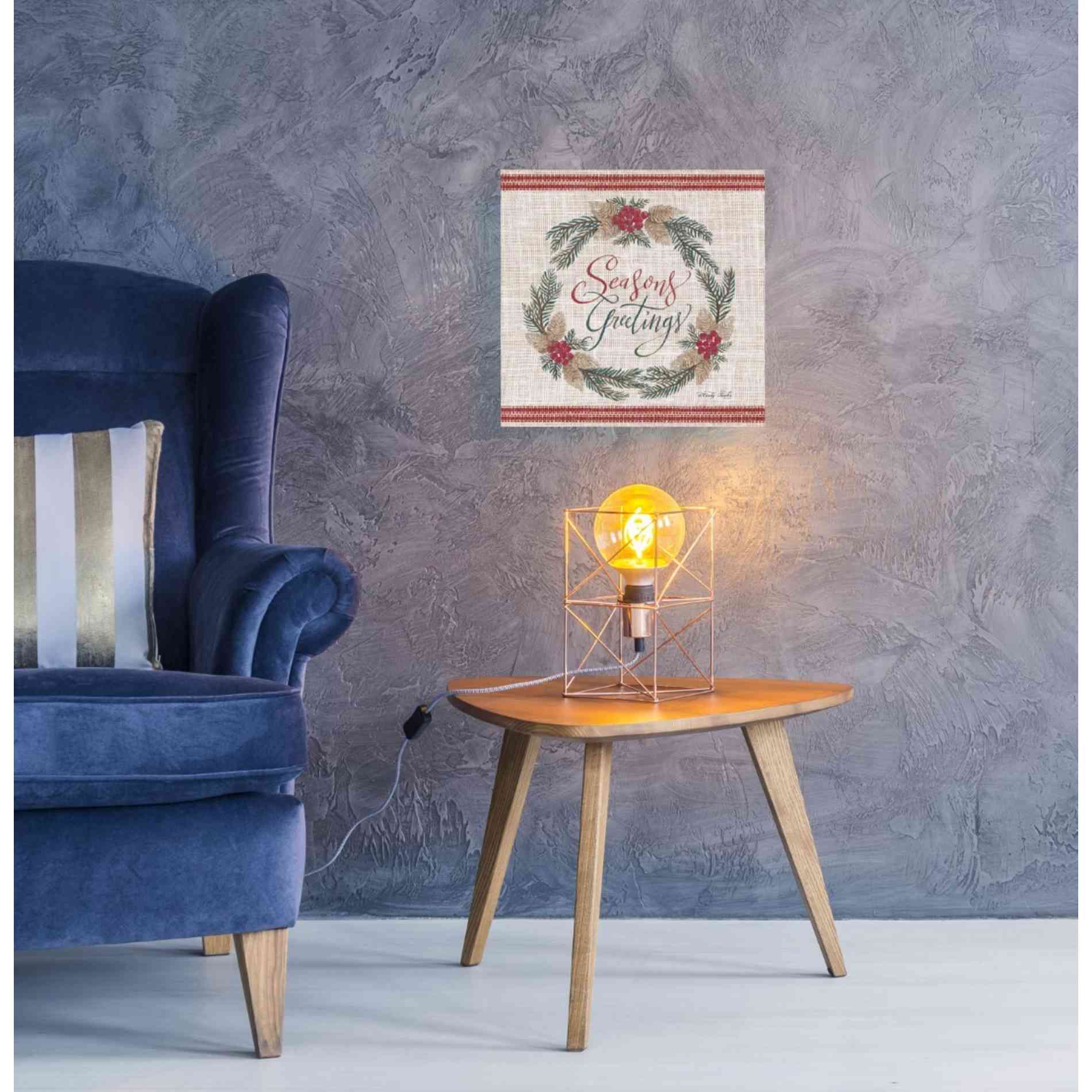 'Family is Love' by Cindy Jacobs, Canvas Wall Art,18 x 18