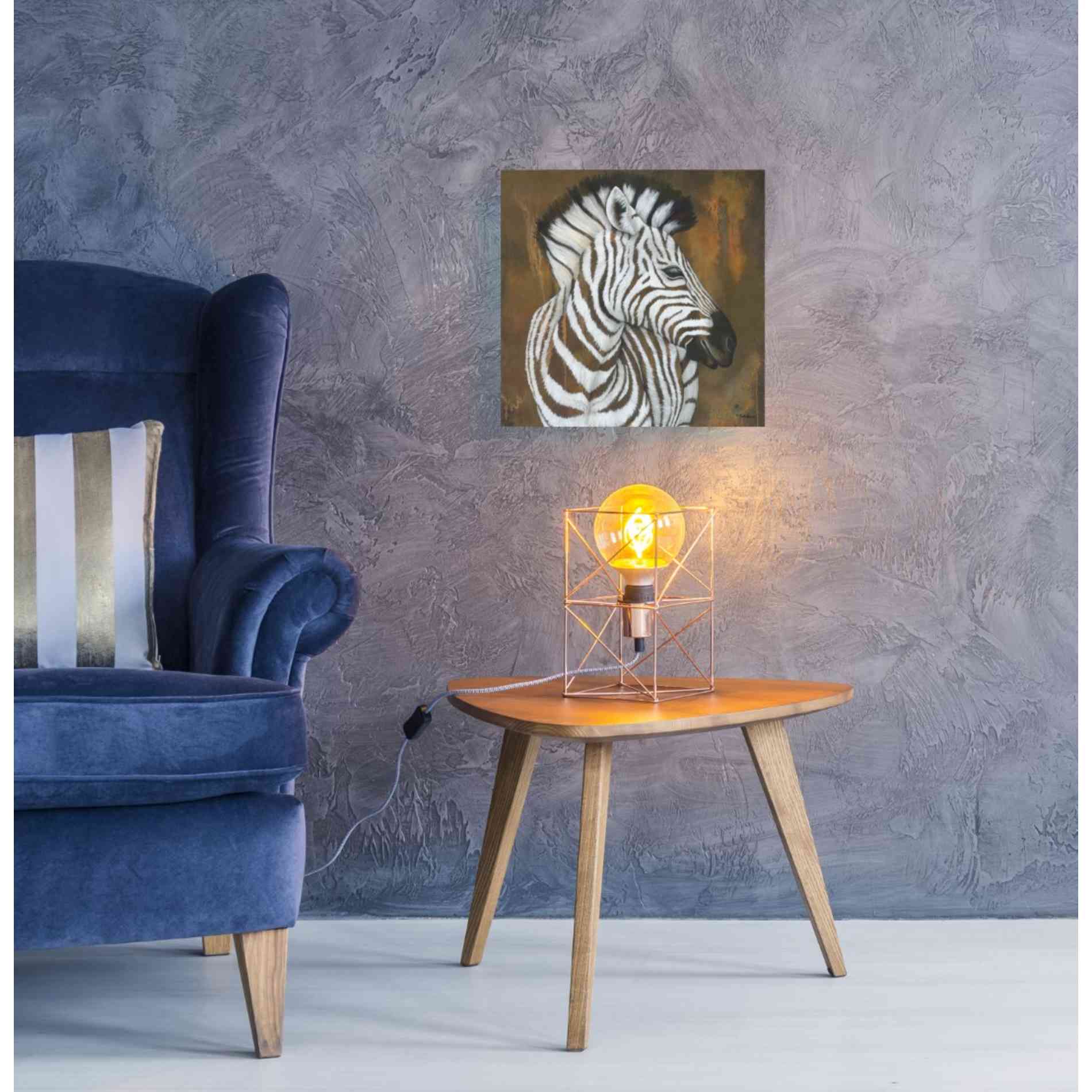 'Serengeti Rock Star' by Britt Hallowell, Canvas Wall Art,18 x 18