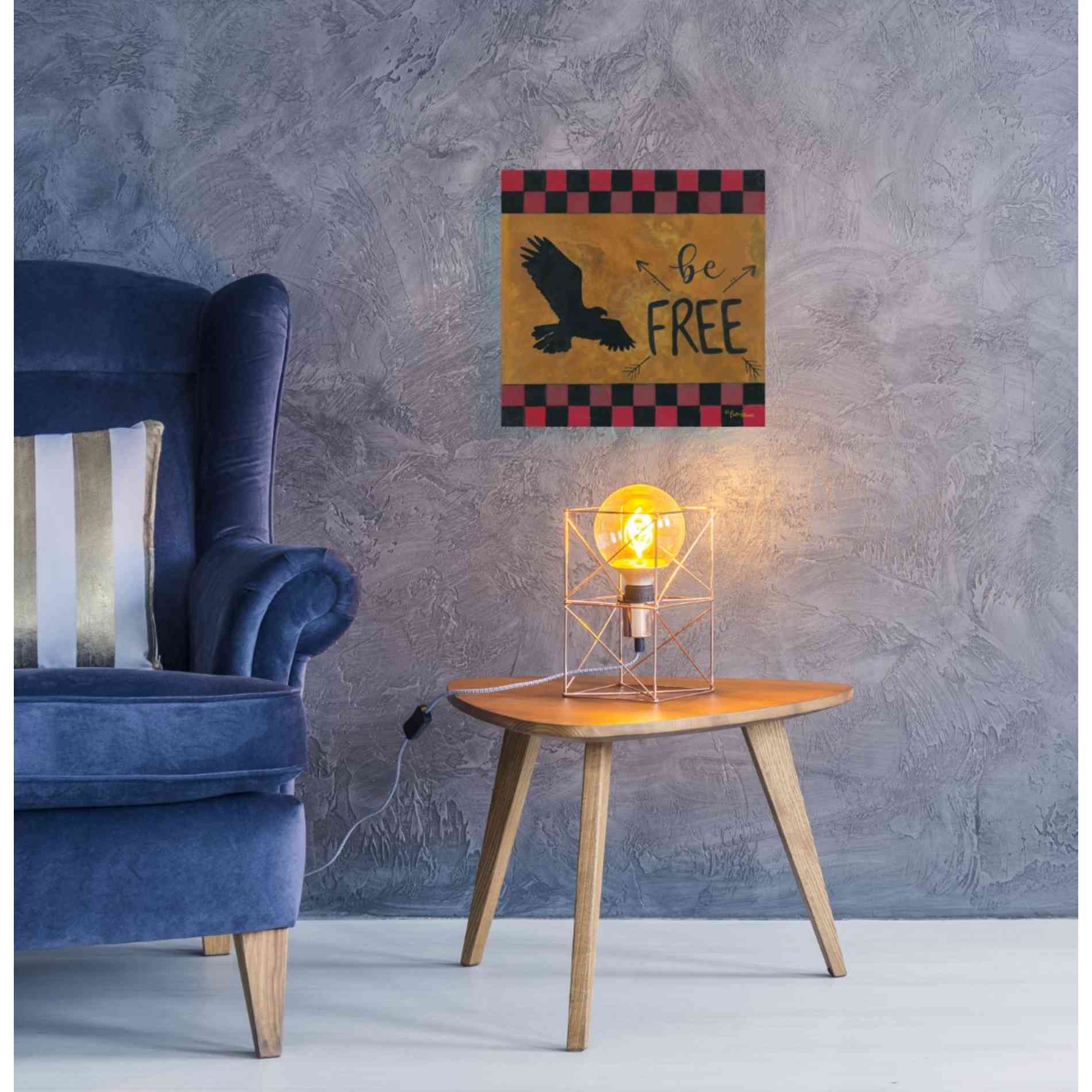 'Be Free' by Britt Hallowell, Canvas Wall Art,18 x 18