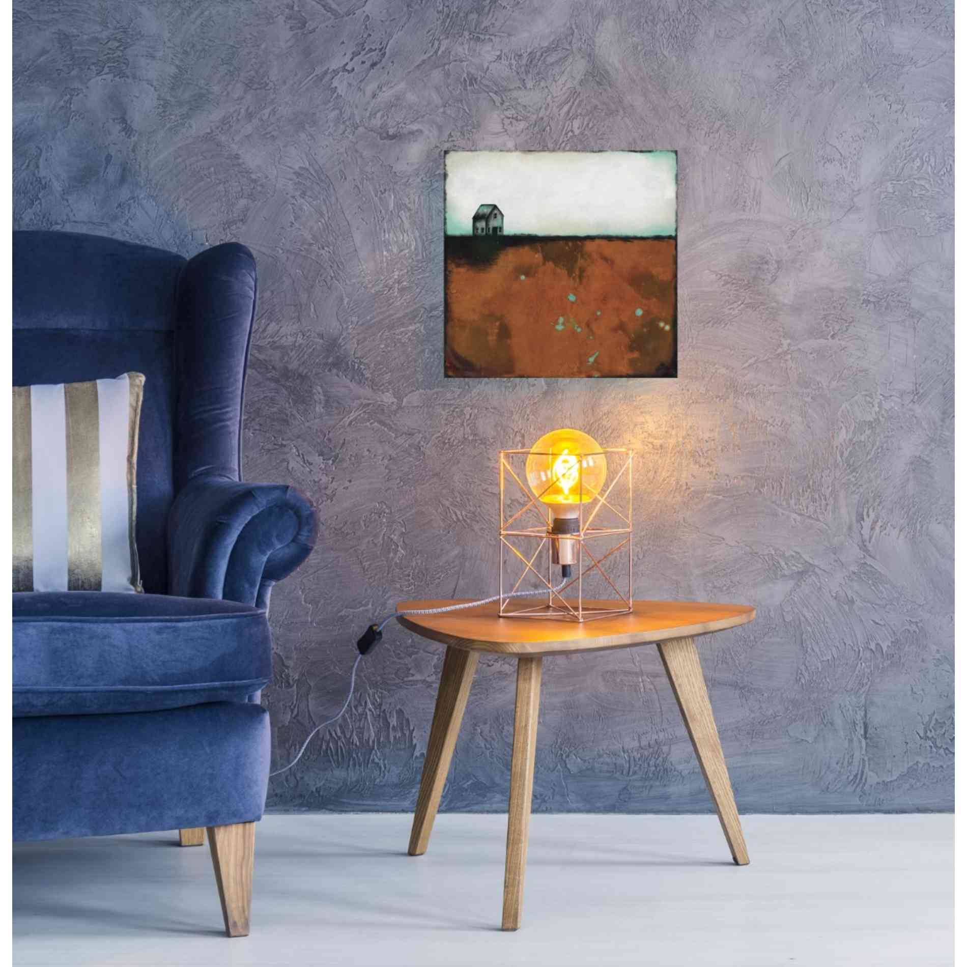 'Country Solace' by Britt Hallowell, Canvas Wall Art,18 x 18