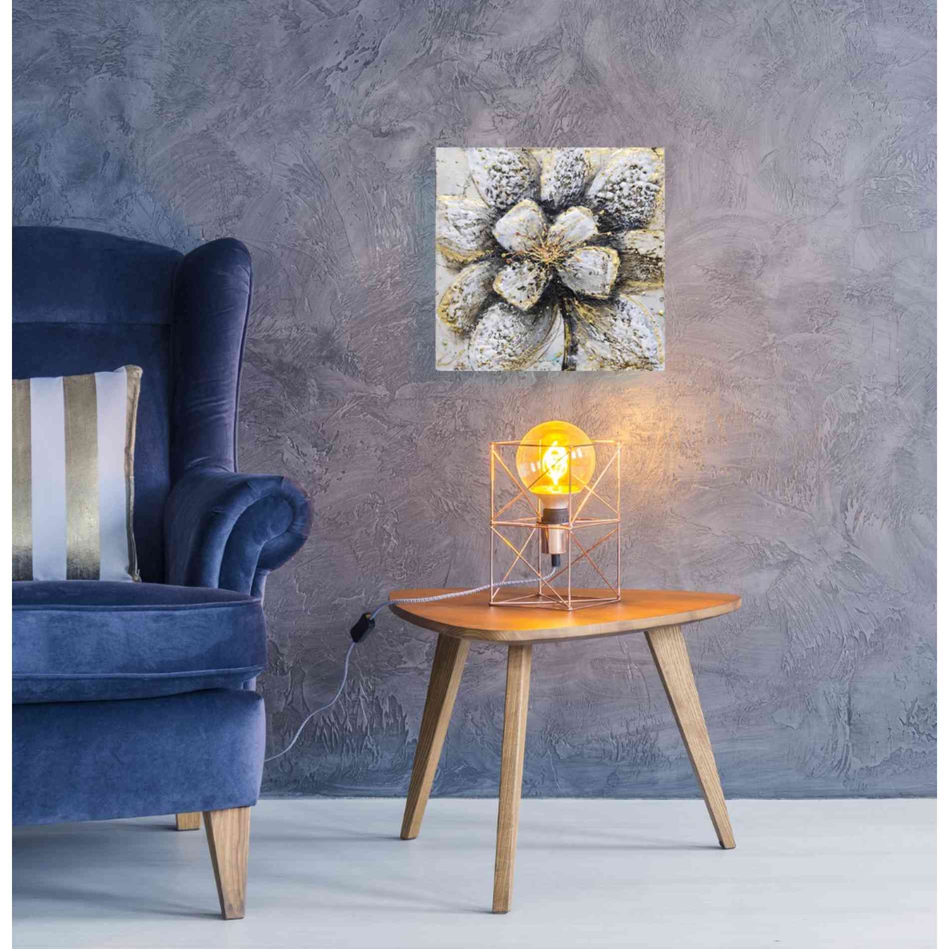 'Explosion of Petals' by Britt Hallowell, Canvas Wall Art,18 x 18