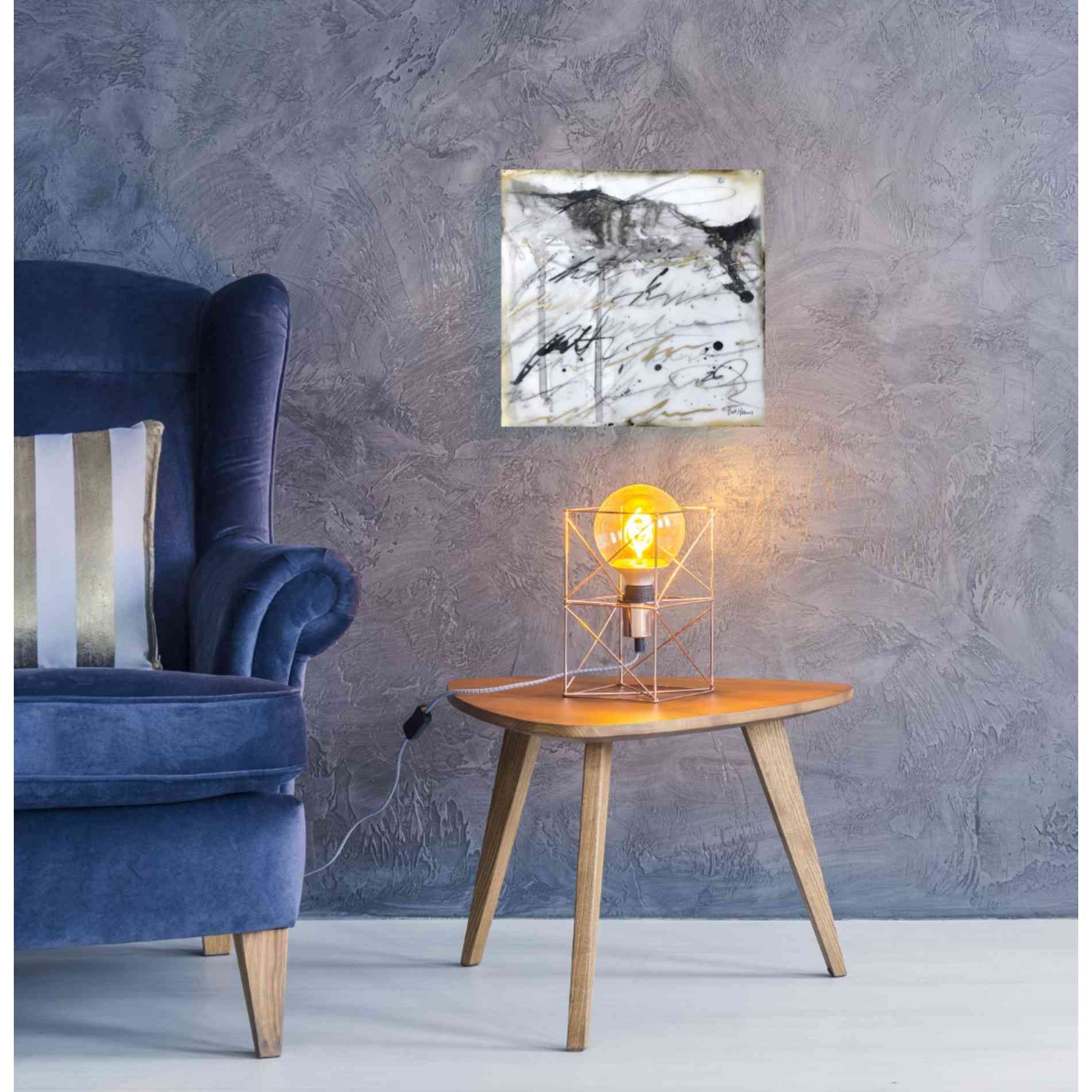 'The World is Calling' by Britt Hallowell, Canvas Wall Art,18 x 18