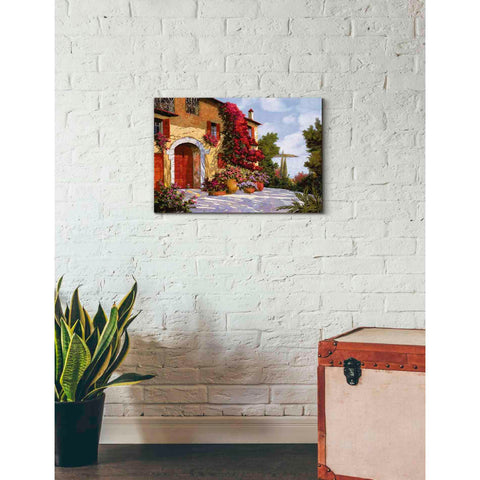 Image of 'Bouganville' by Guido Borelli, Giclee Canvas Wall Art