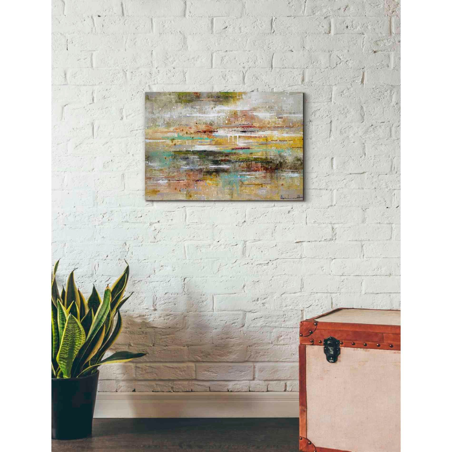 'Oasis Reflection' by Ingeborg Herckenrath, Giclee Canvas Wall Art