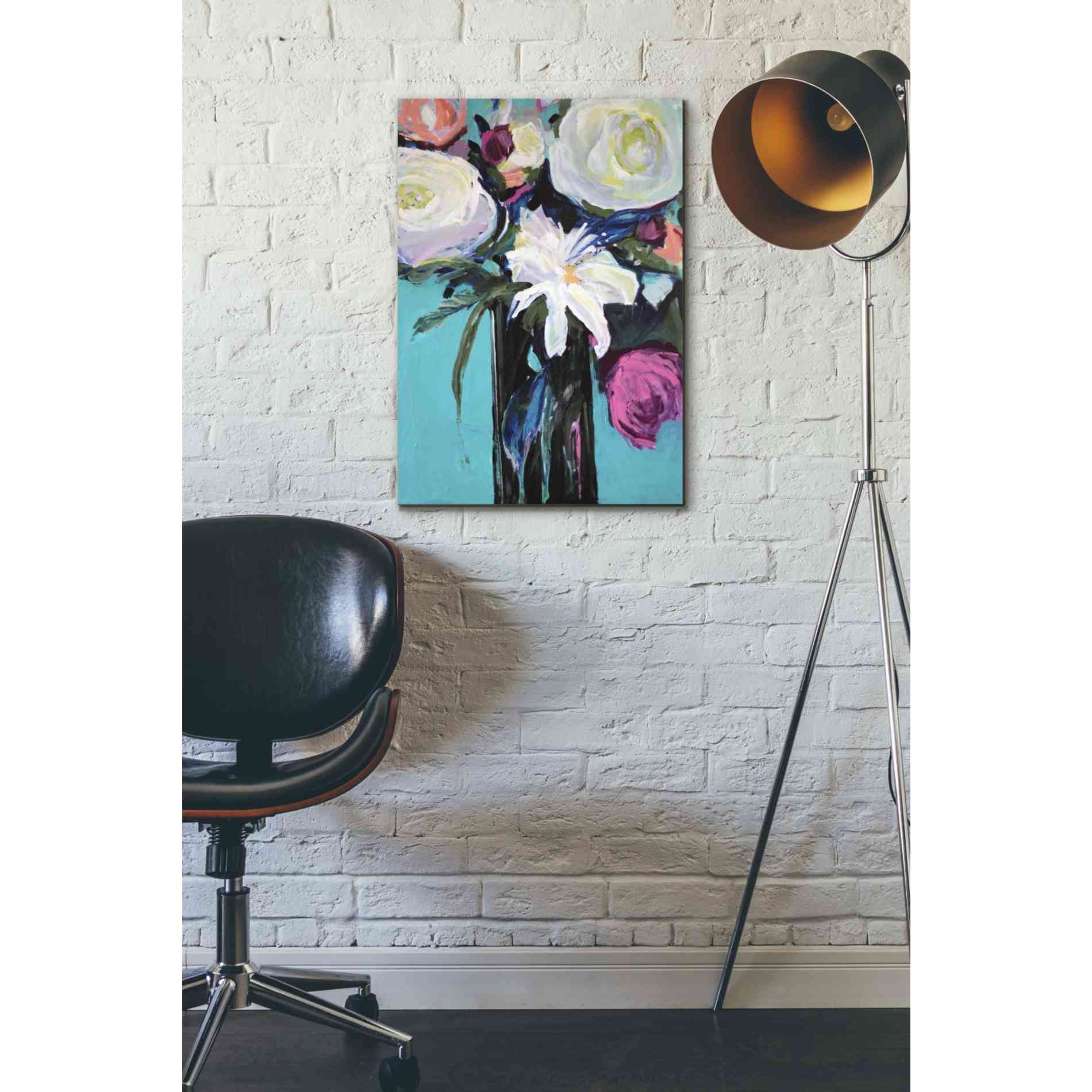 'White Lily' by Jacqueline Brewer, Giclee Canvas Wall Art