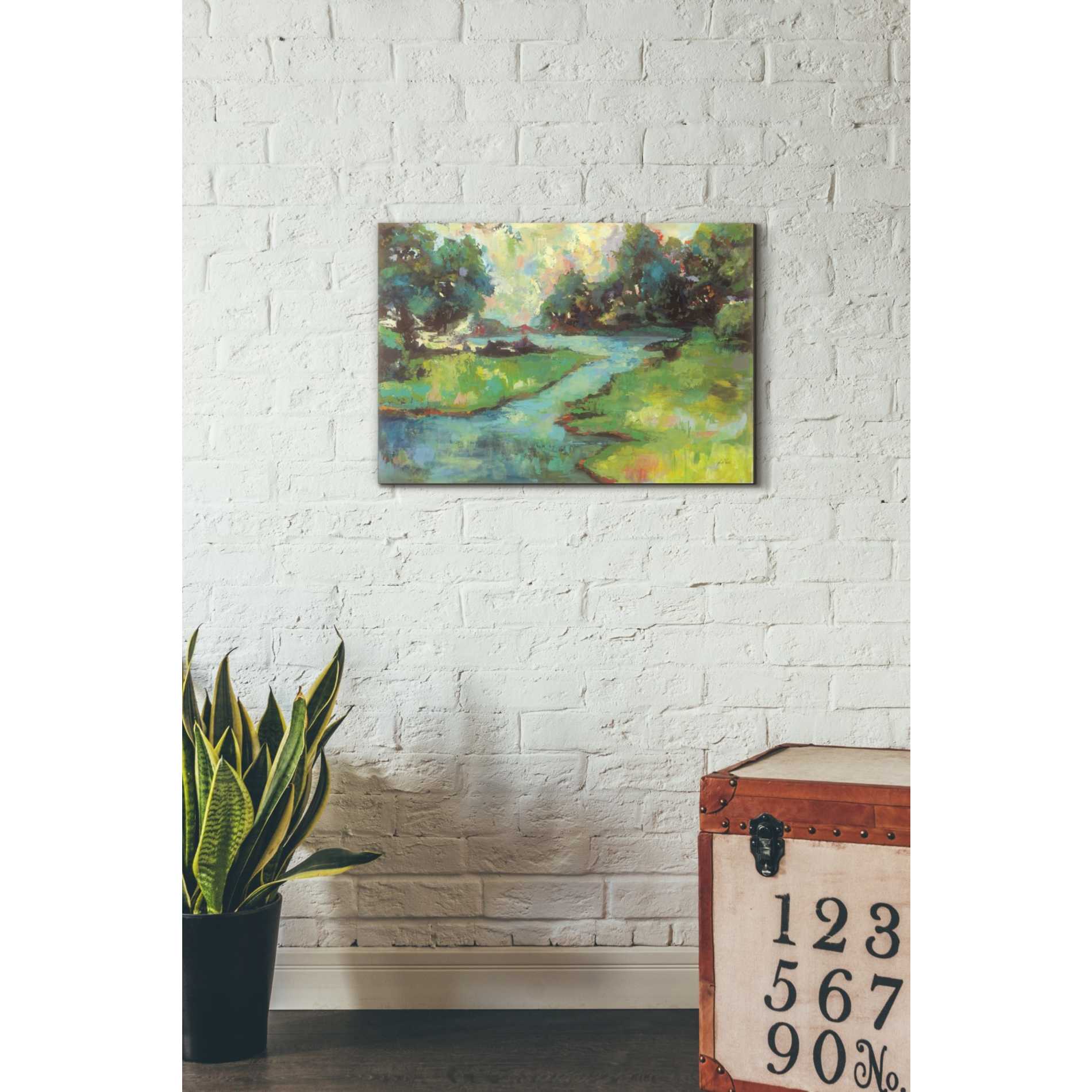 "Landscape in the Park" by Jeanette Vertentes, Giclee Canvas Wall Art