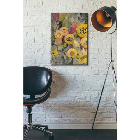 Image of "Yellow Floral Duo II" by Silvia Vassileva, Canvas Wall Art,18 x 26