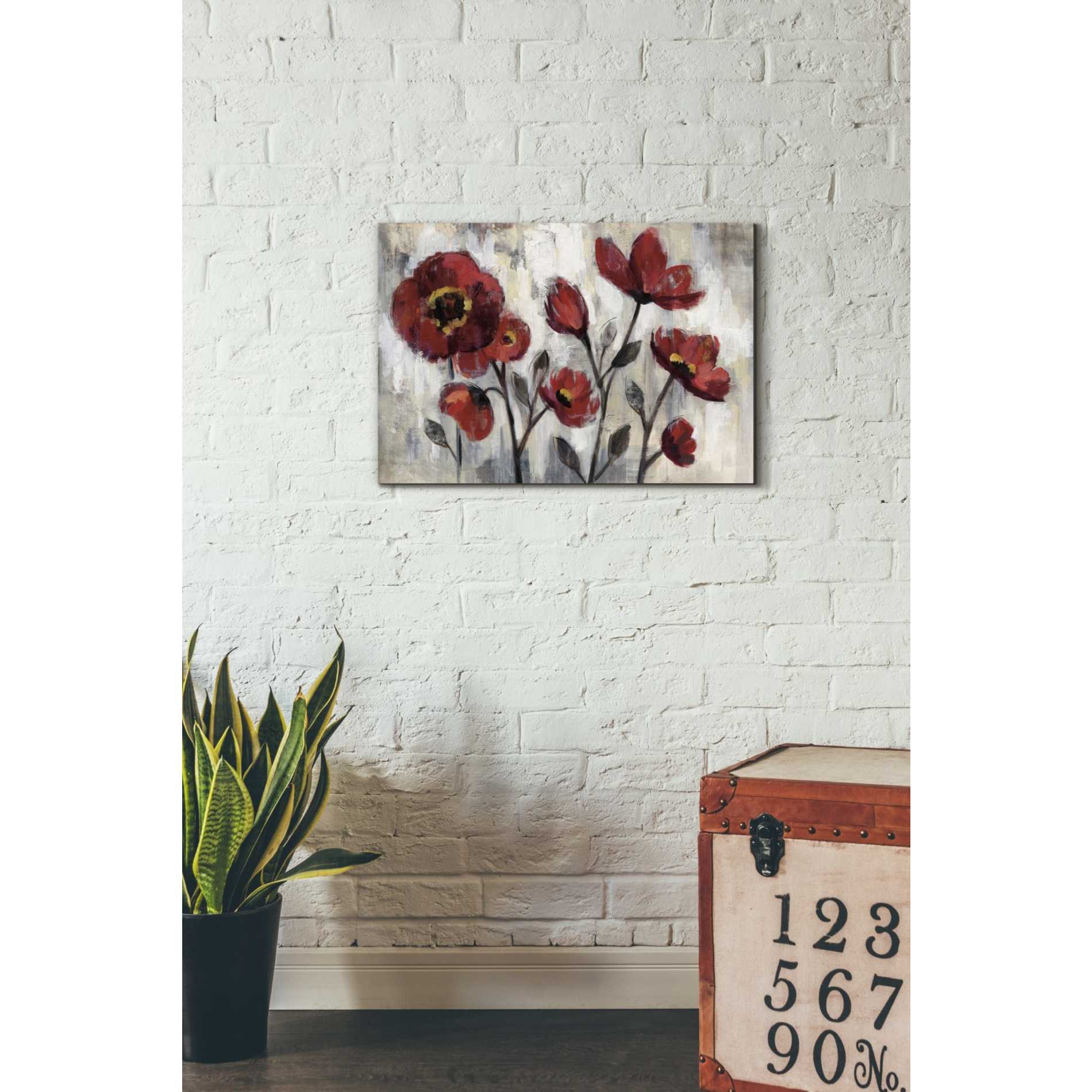 "Floral Simplicity" by Silvia Vassileva, Canvas Wall Art,26 x 18