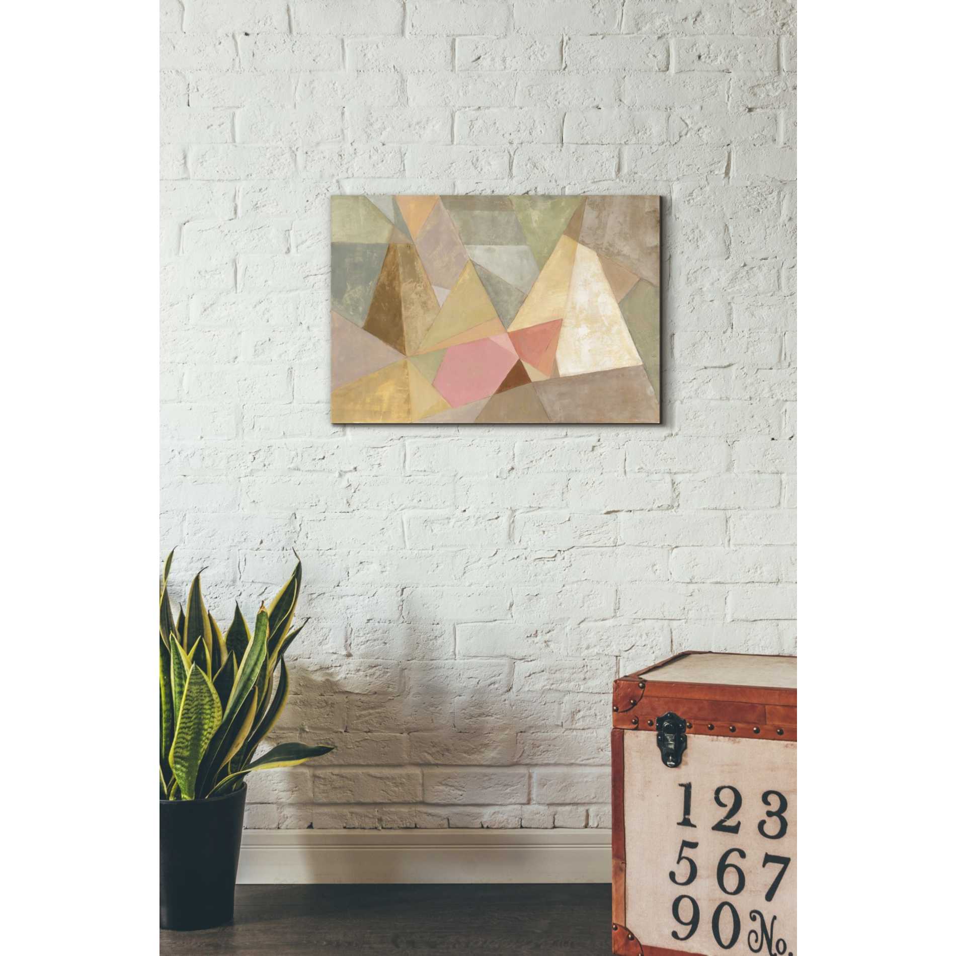 "Geometric Abstract" by Silvia Vassileva, Canvas Wall Art,26 x 18