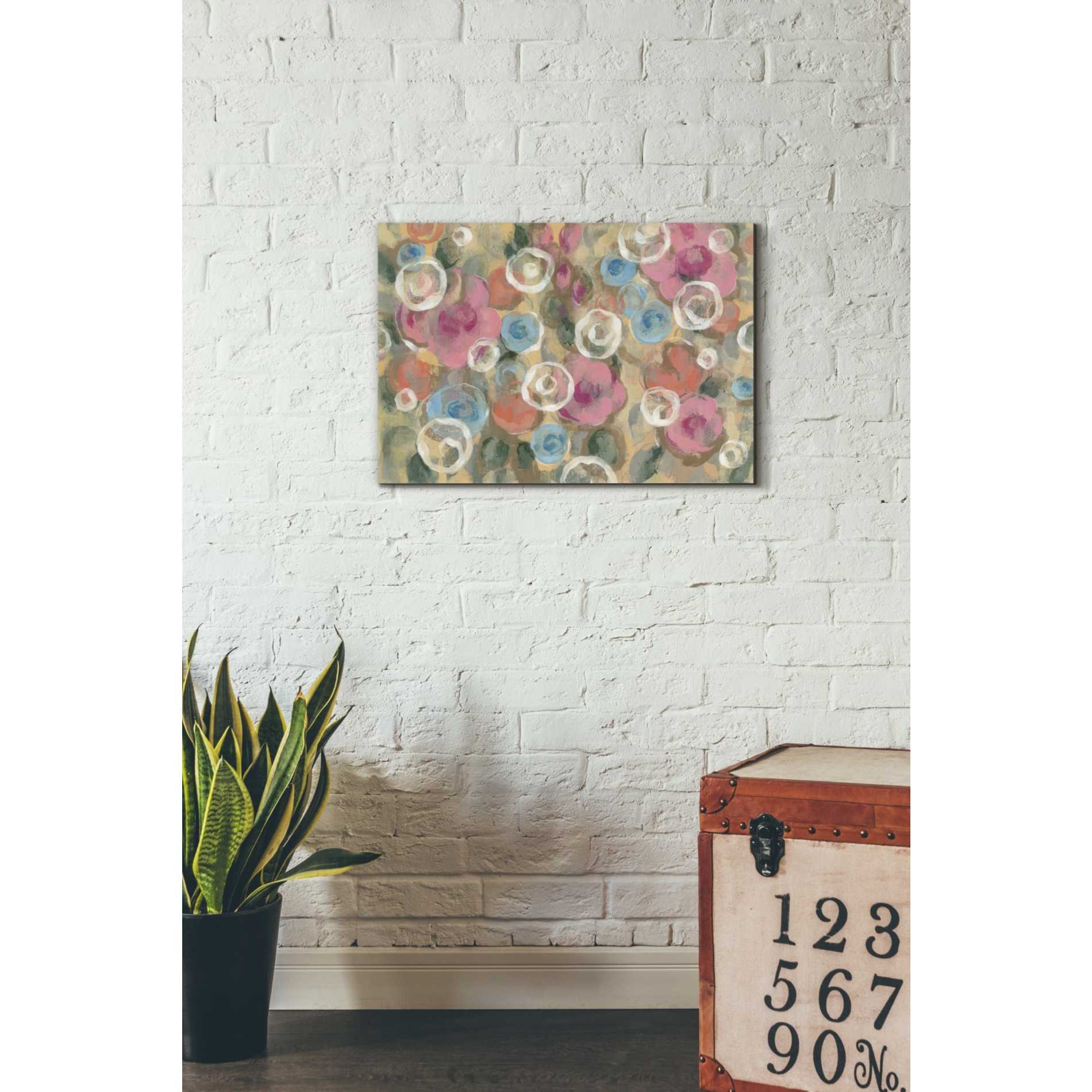 "Parisian Floral I" by Silvia Vassileva, Canvas Wall Art,26 x 18
