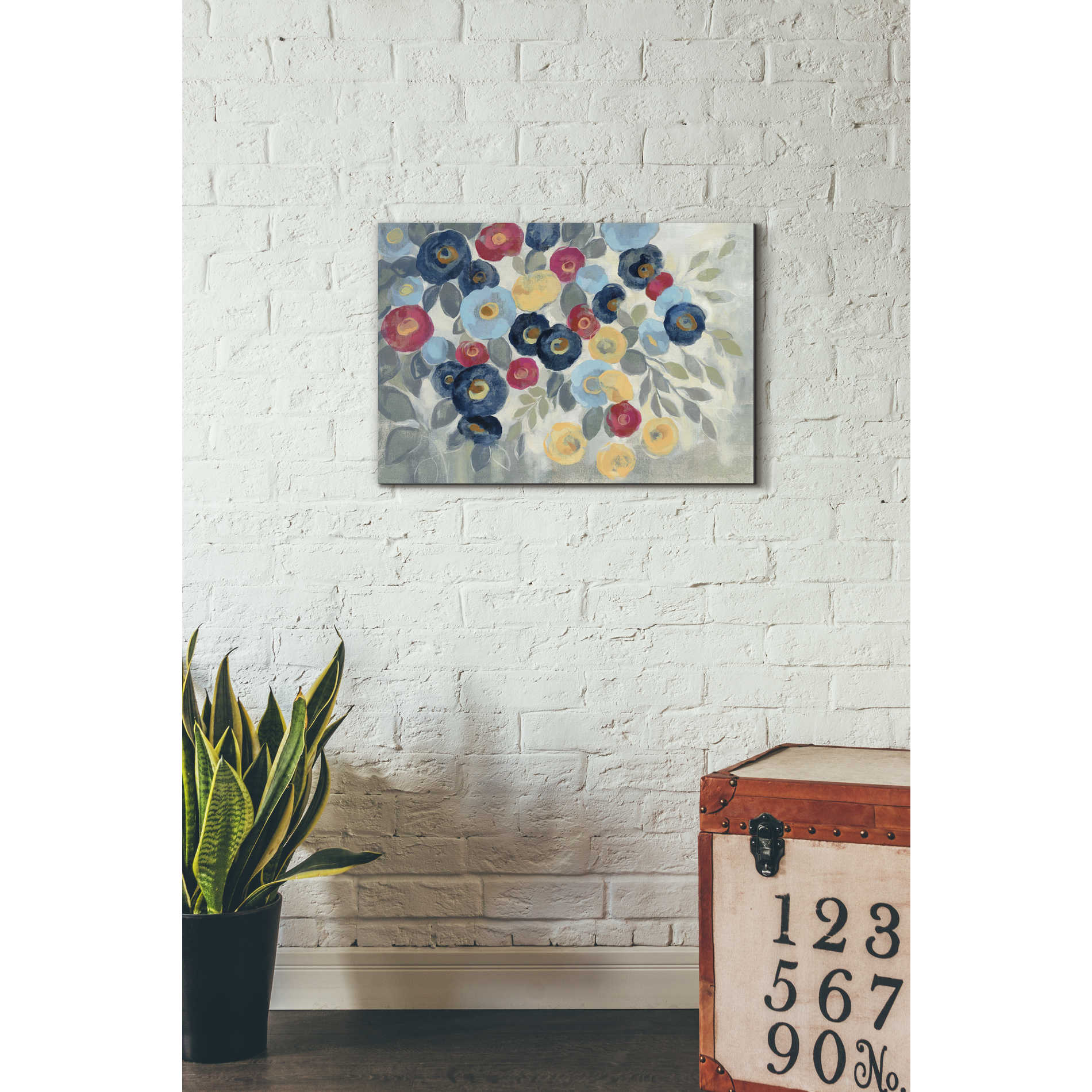 'Winter Flowers I' by Silvia Vassileva, Canvas Wall Art,26 x 18