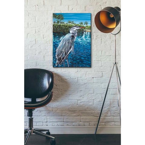 Image of 'Peaceful Heron I' by Carolee Vitaletti, Giclee Canvas Wall Art