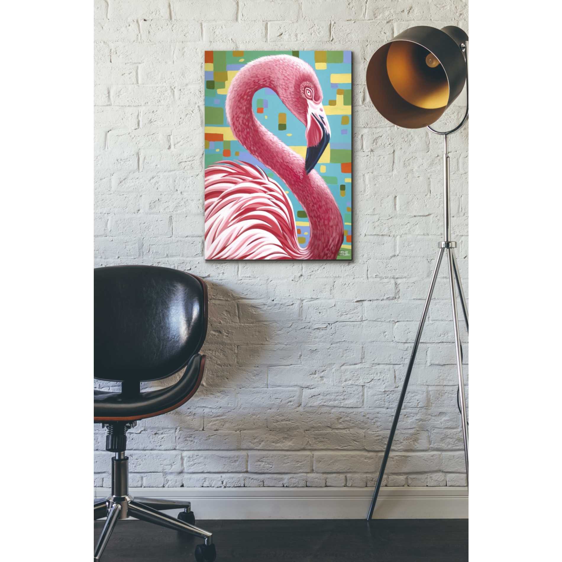 'Fabulous Flamingos I' by Carolee Vitaletti, Giclee Canvas Wall Art