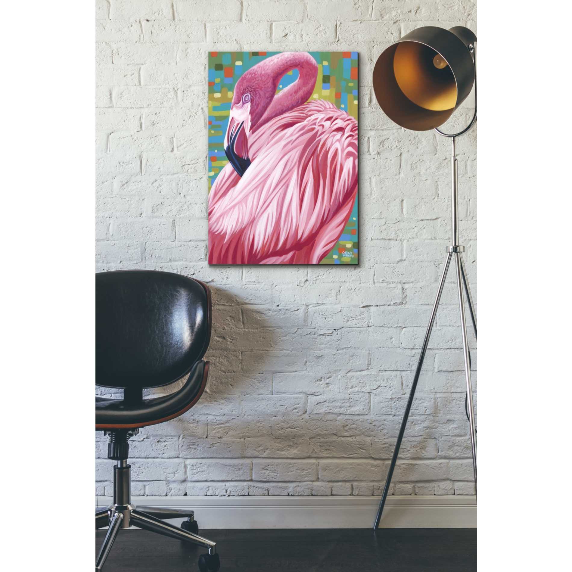 'Fabulous Flamingos II' by Carolee Vitaletti, Giclee Canvas Wall Art