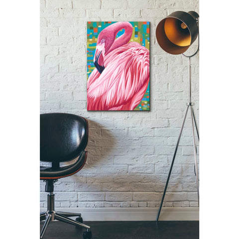 Image of 'Fabulous Flamingos II' by Carolee Vitaletti, Giclee Canvas Wall Art