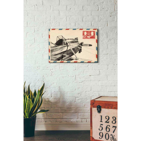 Image of 'Small Vintage Airmail I' by Ethan Harper Canvas Wall Art,26 x 18