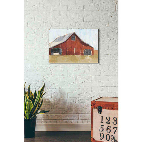 Image of 'Rustic Red Barn I' by Ethan Harper Canvas Wall Art,26 x 18