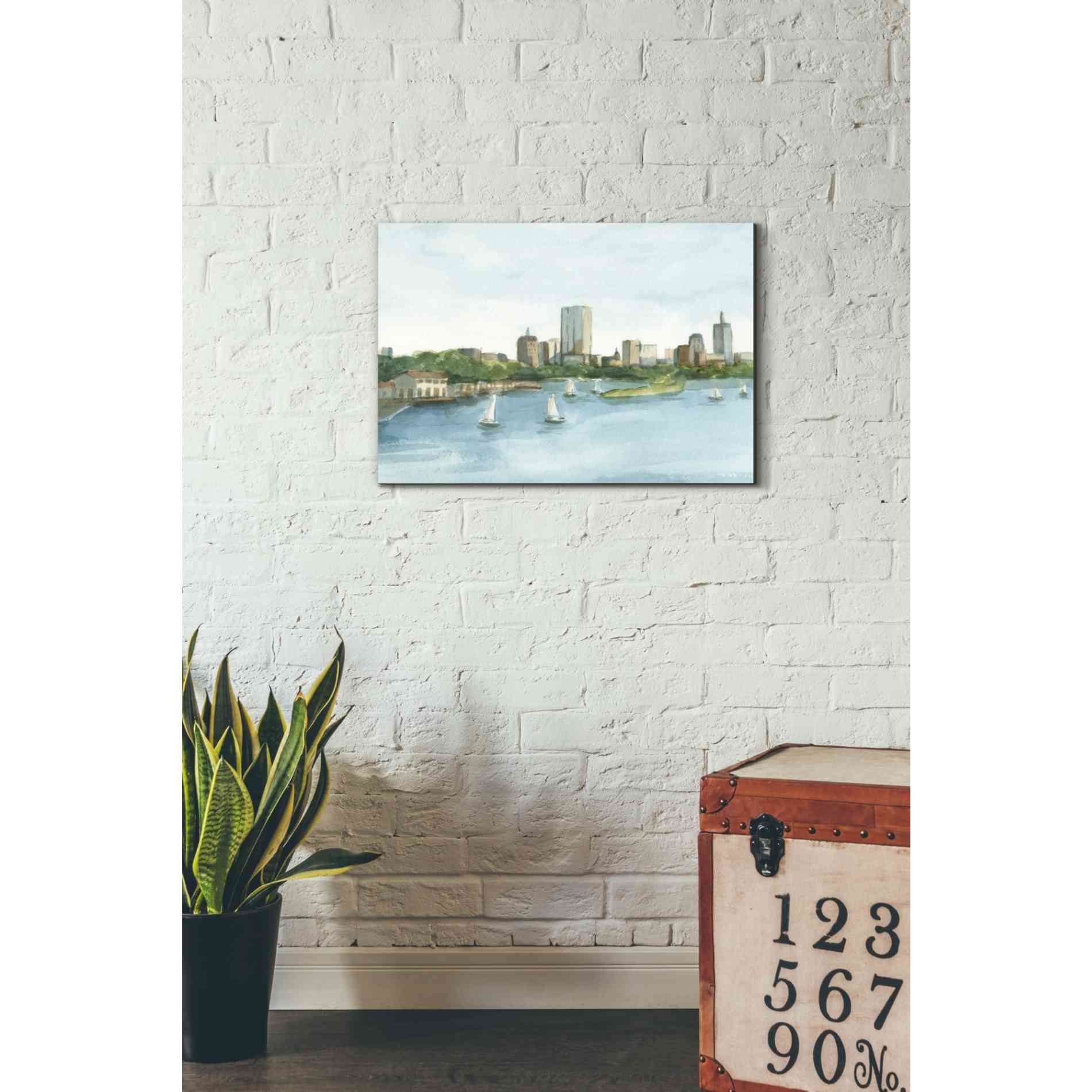 'Plein Air Cityscape II' by Ethan Harper Canvas Wall Art,26 x 18