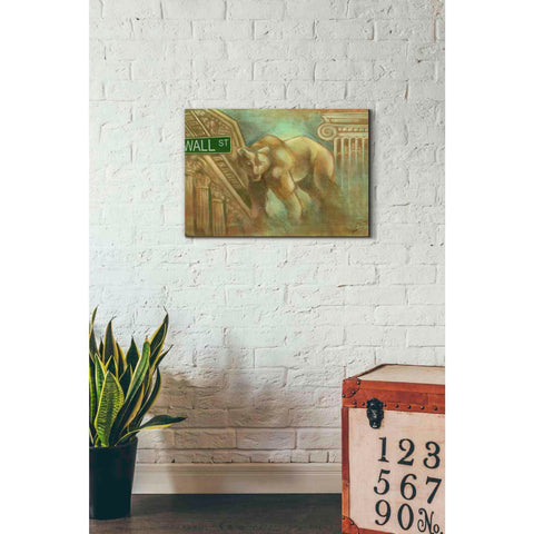 Image of 'Bear Market' by Ethan Harper Canvas Wall Art,26 x 18