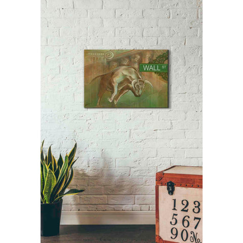 Image of 'Bull Market' by Ethan Harper Canvas Wall Art,26 x 18