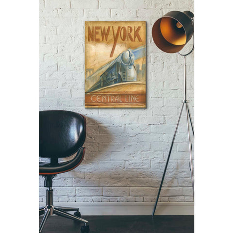 Image of 'New York Central Line' by Ethan Harper Canvas Wall Art,18 x 26