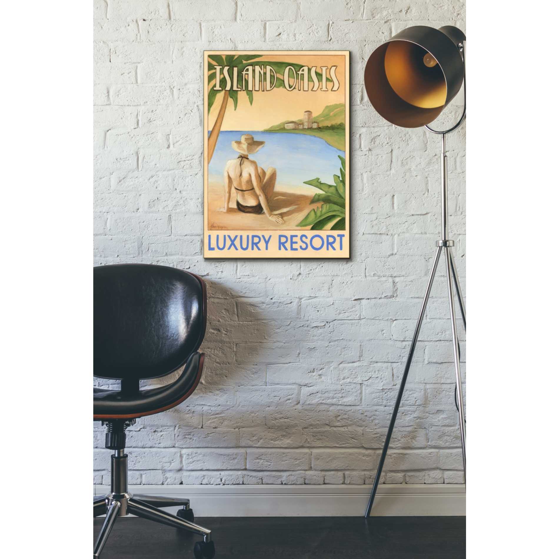 'Island Oasis' by Ethan Harper Canvas Wall Art,18 x 26