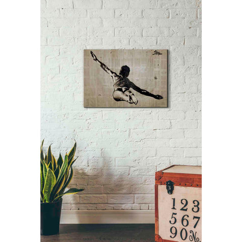 Image of 'Flying Free Man' by Loui Jover, Canvas Wall Art,26 x 18