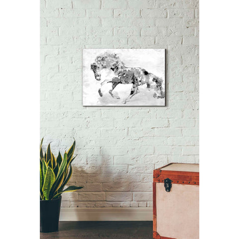 Image of 'Beautiful Floral Horse 1-4' by Irena Orlov, Canvas Wall Art,26 x 18