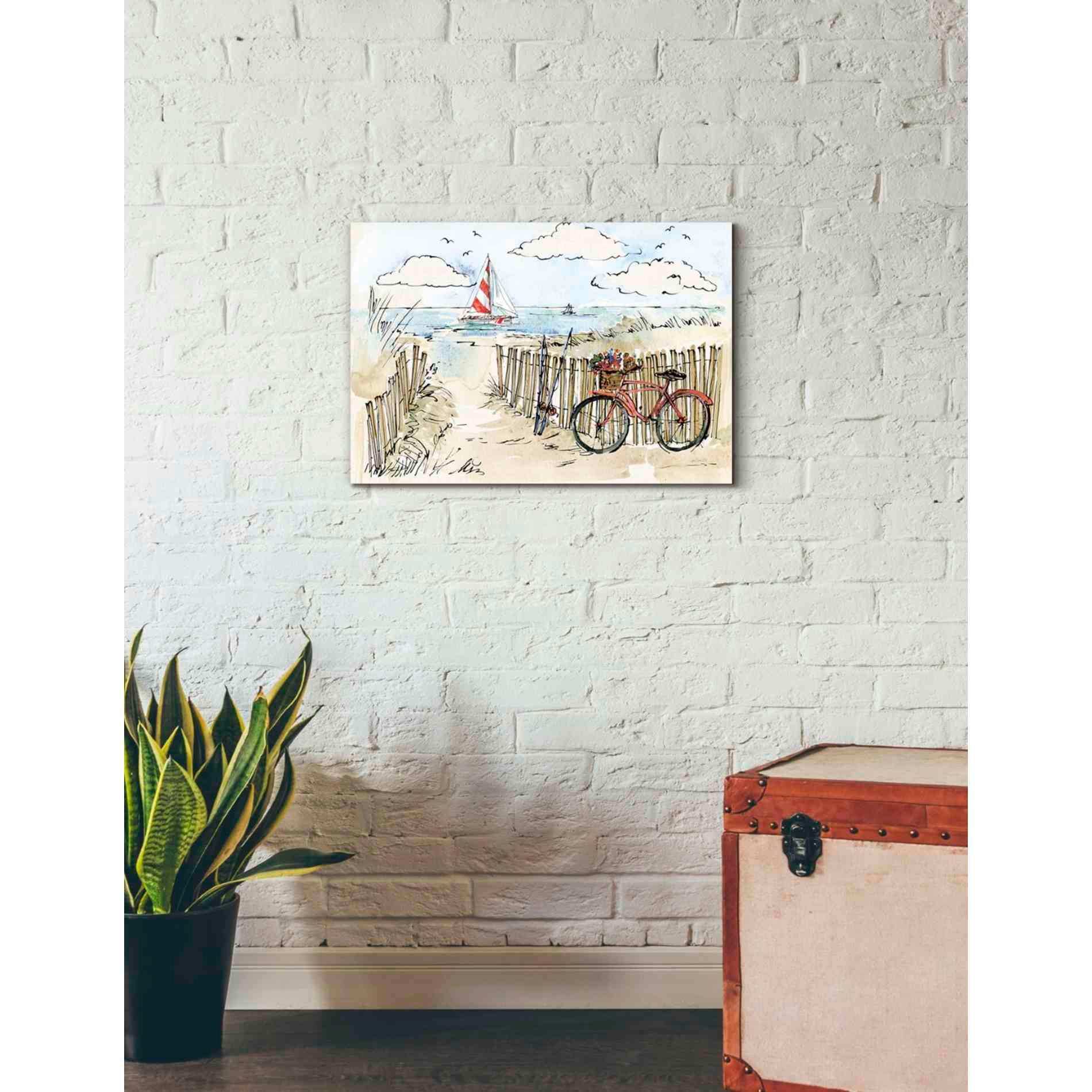 'Coastal Catch VI' by Anne Tavoletti, Canvas Wall Art,26 x 18