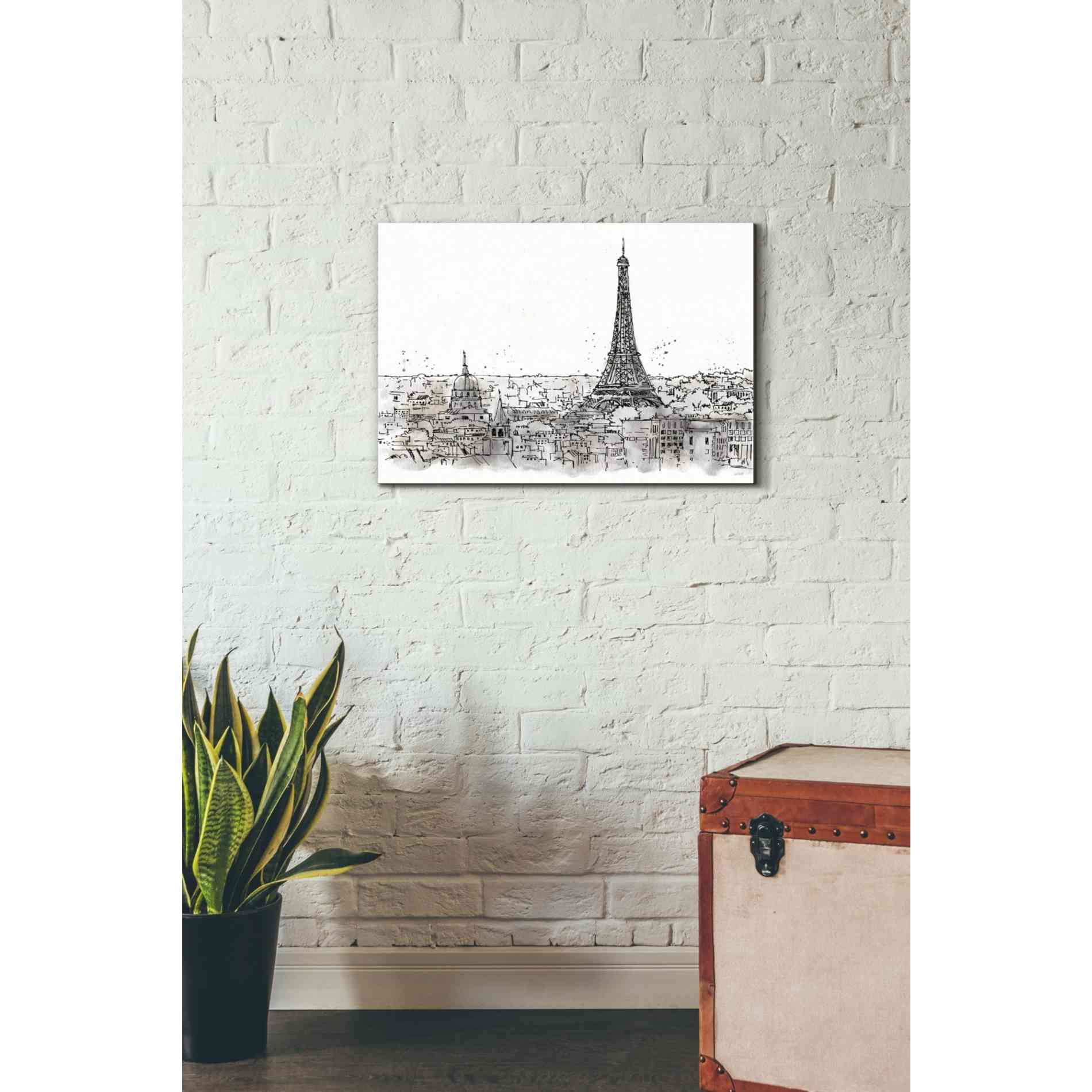 'Skyline Sketches II' by Anne Tavoletti, Canvas Wall Art,26 x 18