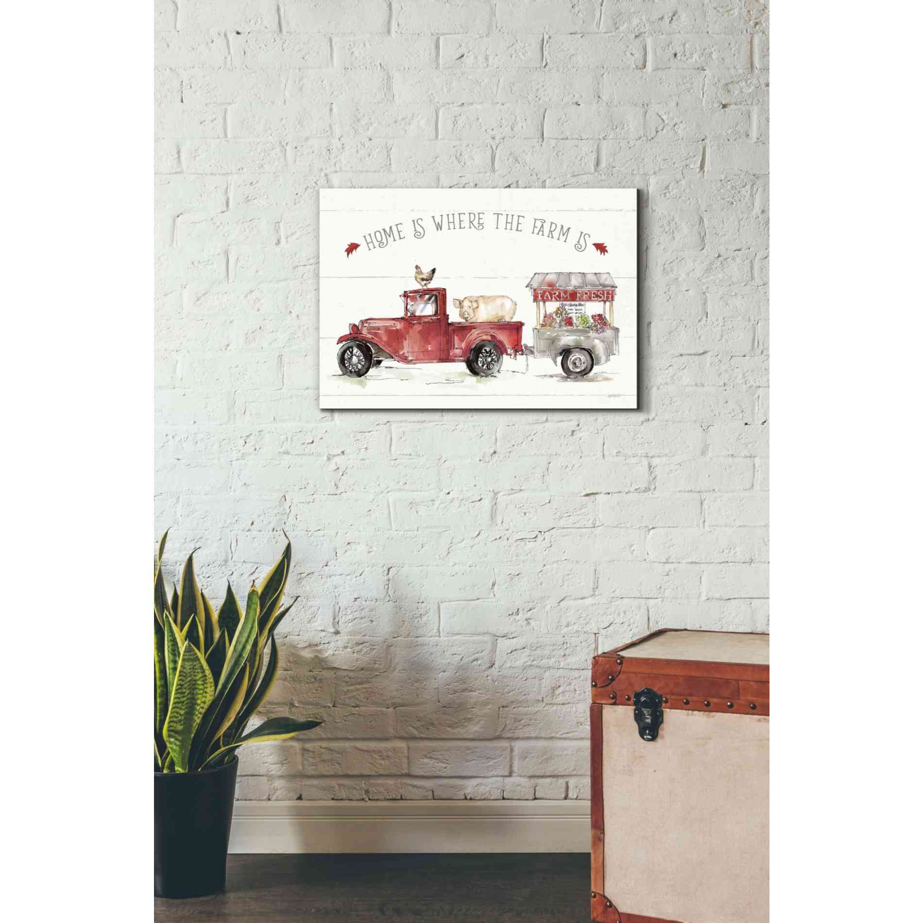 'Country Life I' by Anne Tavoletti, Canvas Wall Art,26 x 18