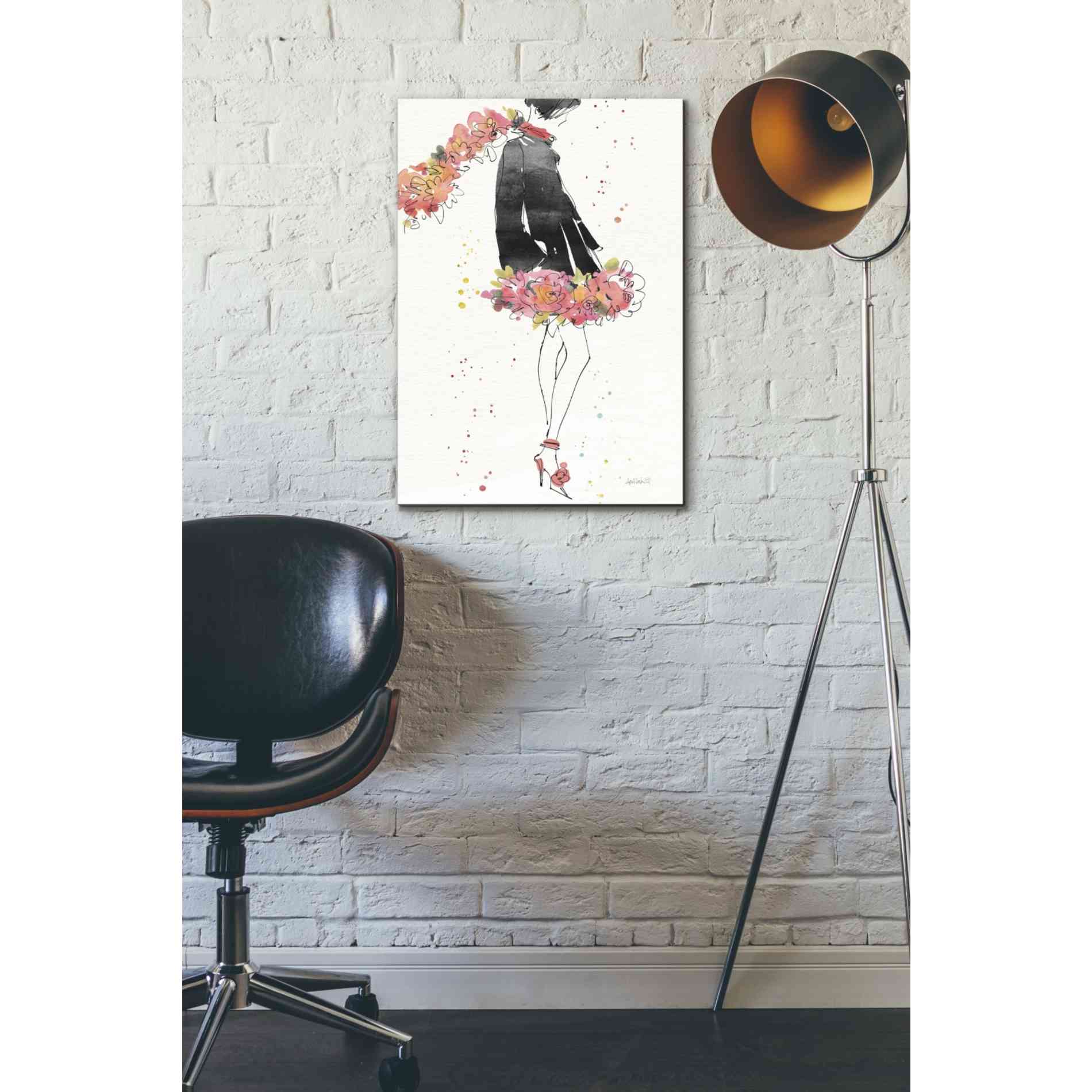 'Floral Fashion IV' by Anne Tavoletti, Canvas Wall Art,18 x 26