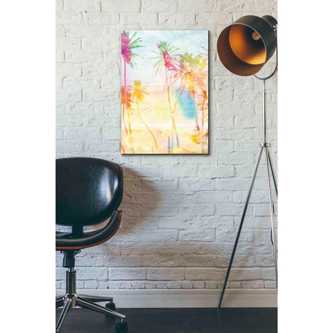 Image of 'Bright Summer Palms' by Bluebird Barn, Canvas Wall Art,18 x 26