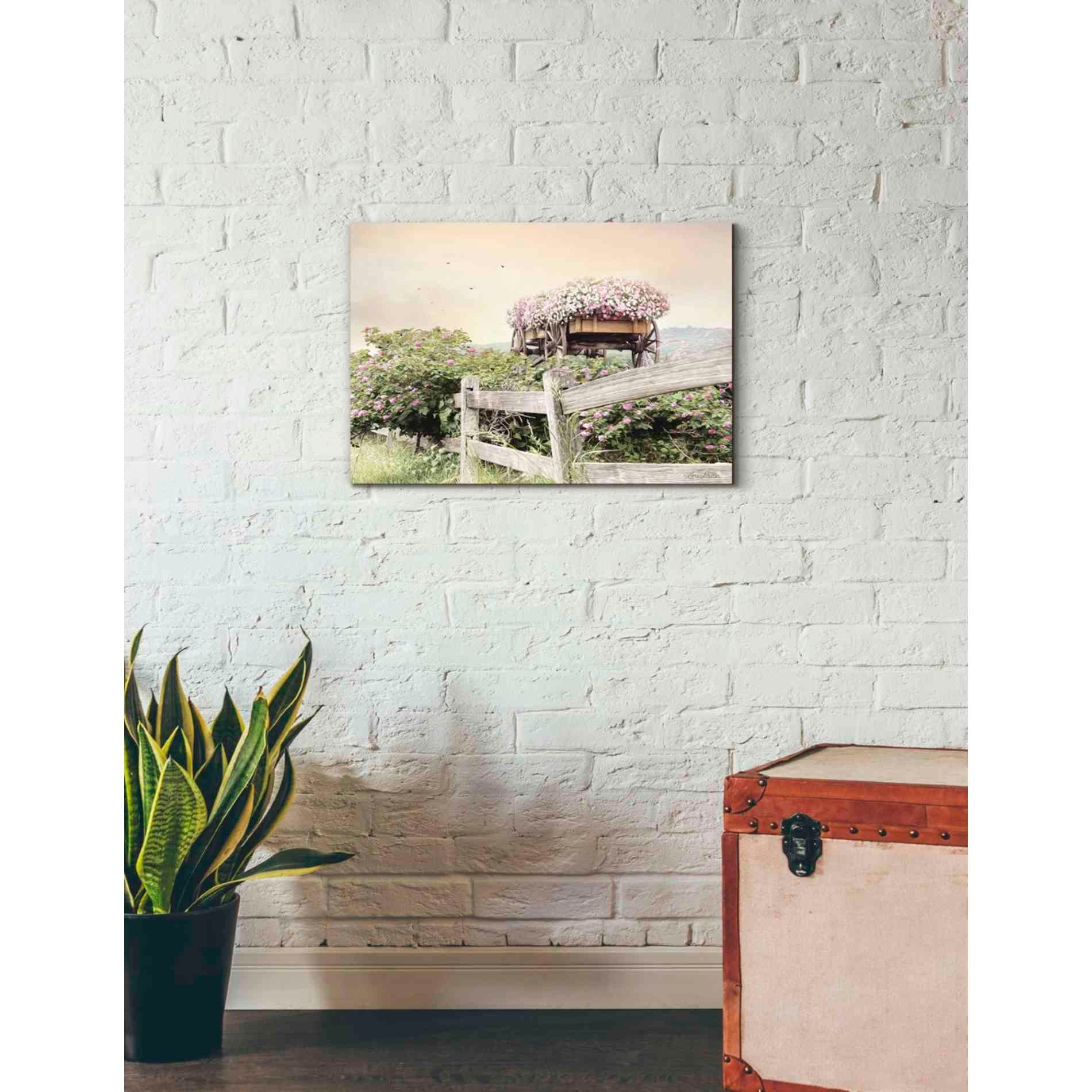 'Flower Wagon' by Lori Deiter, Canvas Wall Art,26 x 18