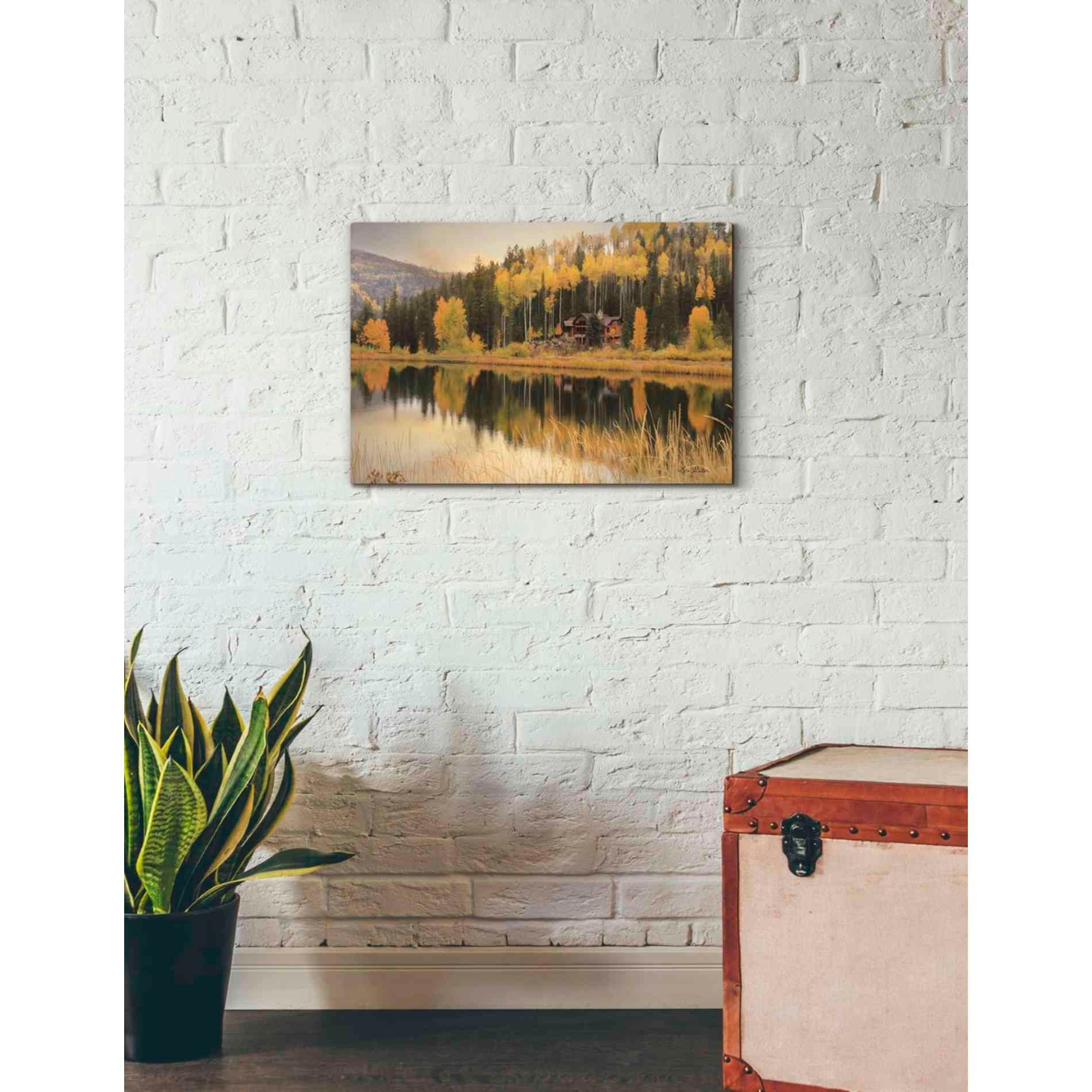 'Durango Reflections' by Lori Deiter, Canvas Wall Art,26 x 18