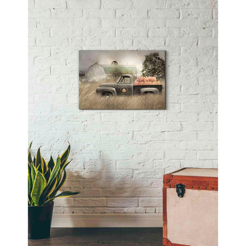 Image of 'Happy Harvest Truck' by Lori Deiter, Canvas Wall Art,26 x 18