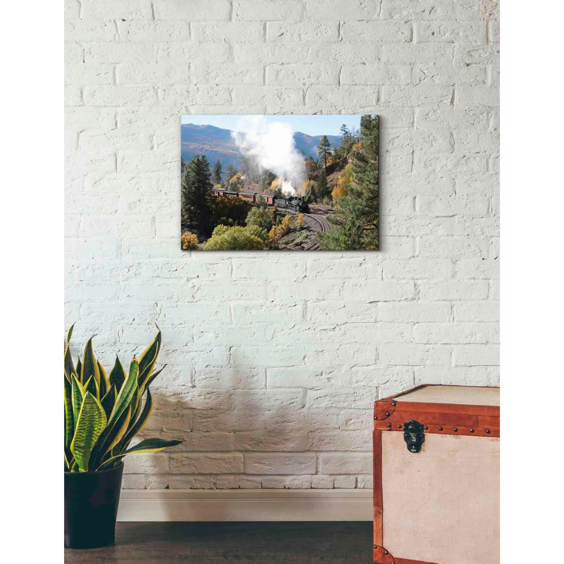 'Durango Silverton Train IV' by Lori Deiter, Canvas Wall Art,26 x 18