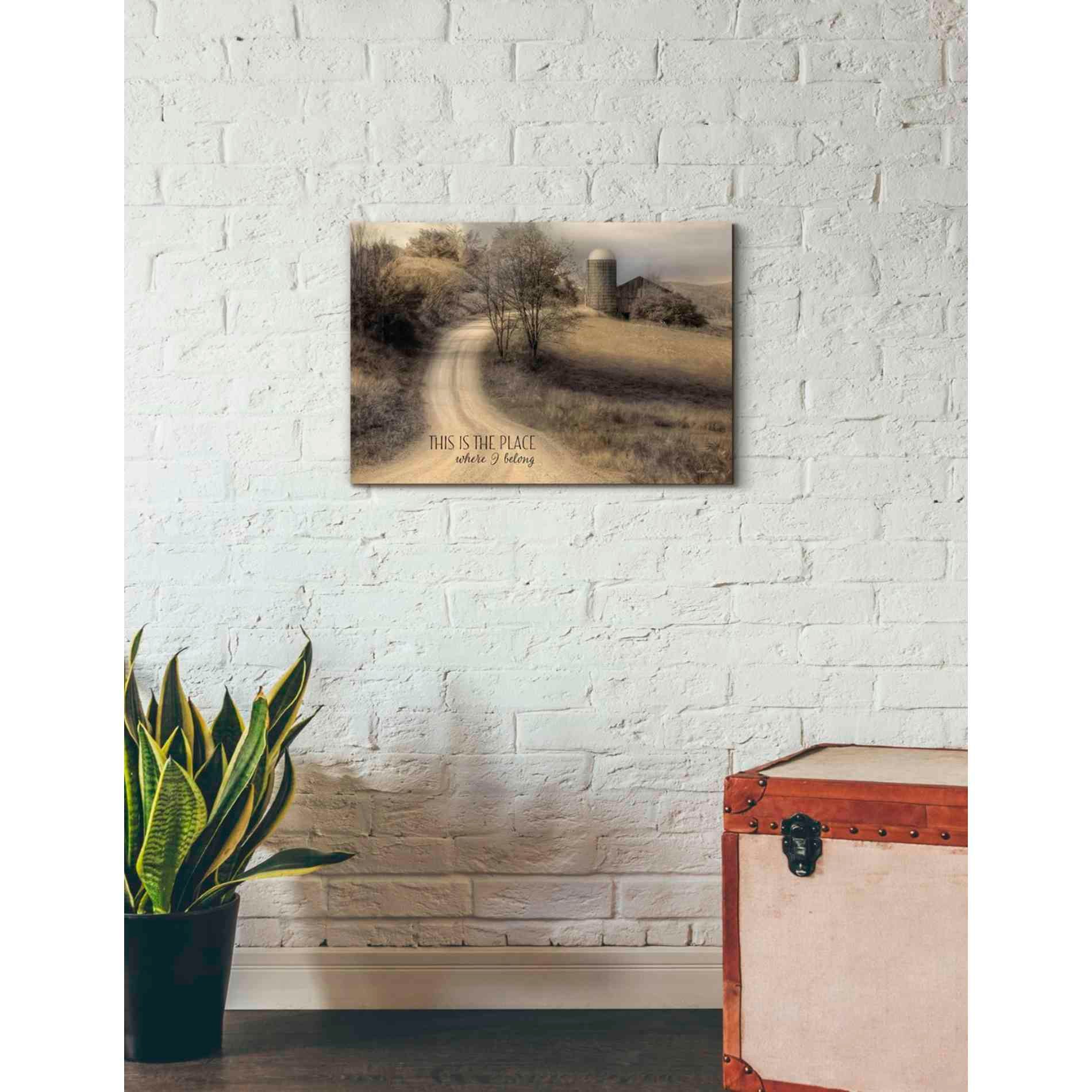 'Place Where I Belong' by Lori Deiter, Canvas Wall Art,26 x 18