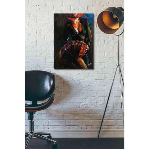 Image of 'Reina del Bandoneon' by Colin John Staples, Giclee Canvas Wall Art