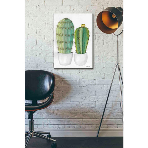 Image of 'Cactus Love' by Cindy Jacobs, Canvas Wall Art,18 x 26