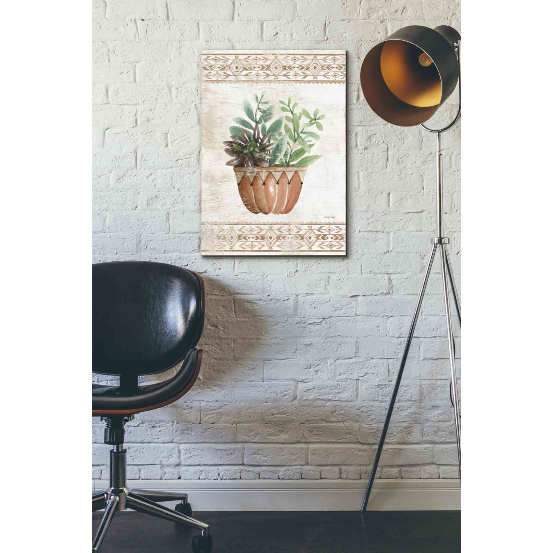 'Southwest Terracotta Succulents I' by Cindy Jacobs, Canvas Wall Art,18 x 26