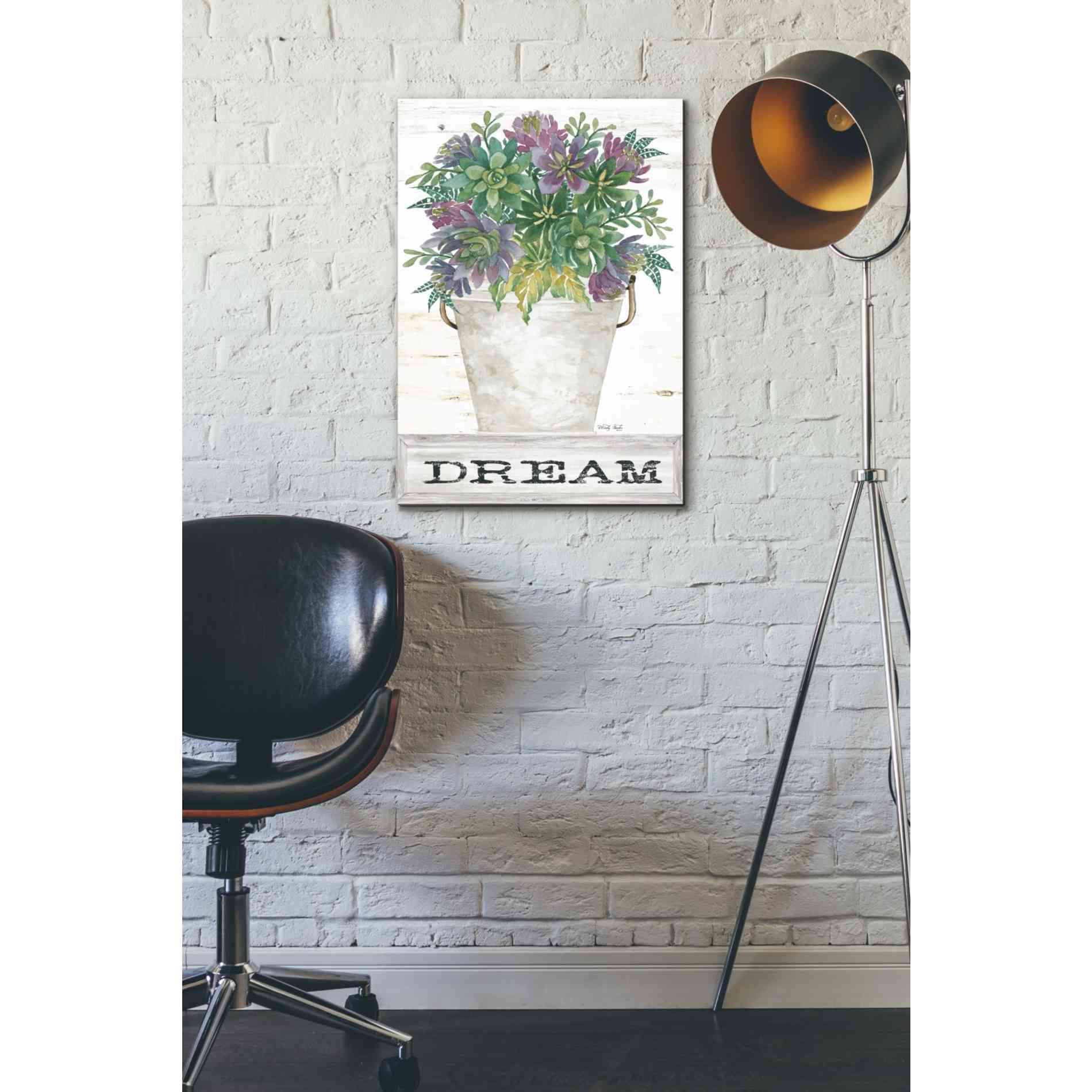 'Dream Succulents' by Cindy Jacobs, Canvas Wall Art,18 x 26