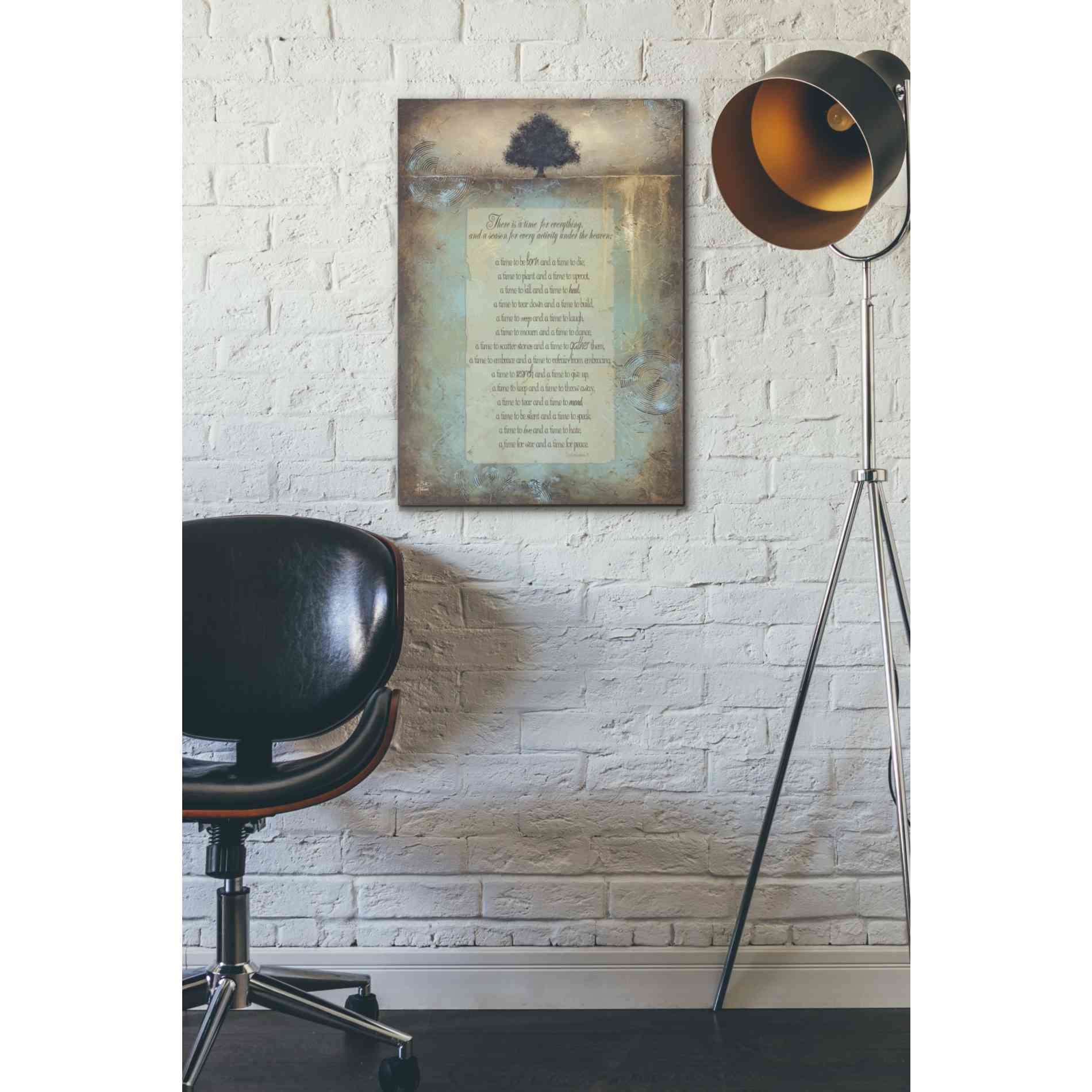 'Time for Everything' by Britt Hallowell, Canvas Wall Art,18 x 26