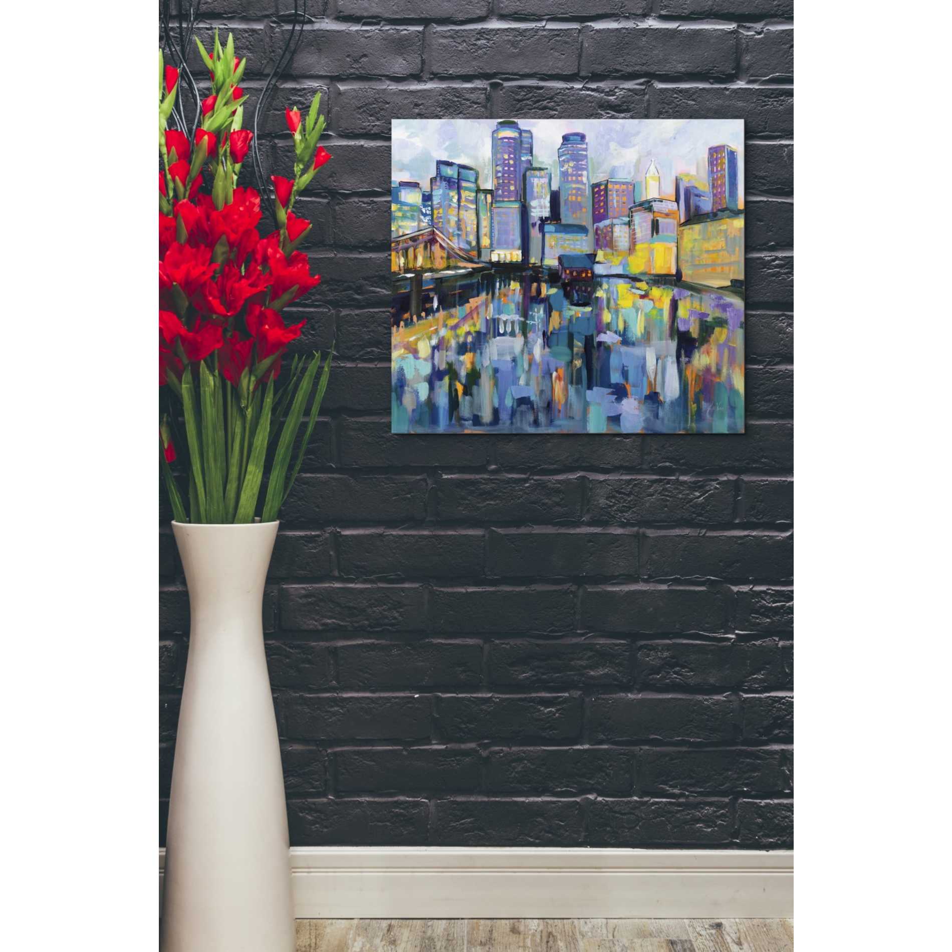 "Boston Harbor" by Jeanette Vertentes, Giclee Canvas Wall Art