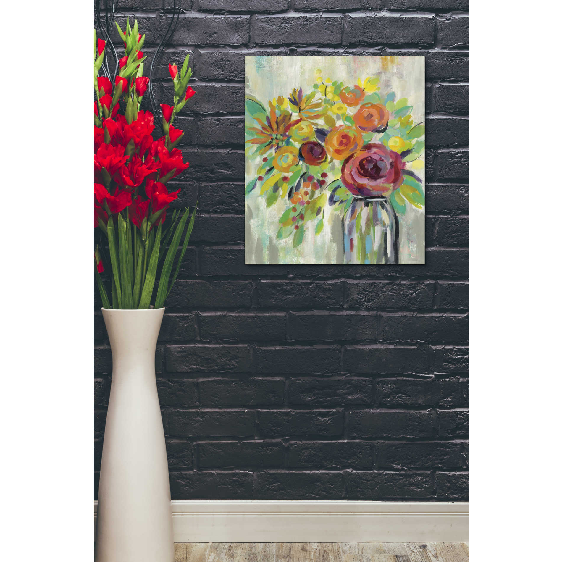 'Flower Still Life II' by Silvia Vassileva, Canvas Wall Art,20 x 24