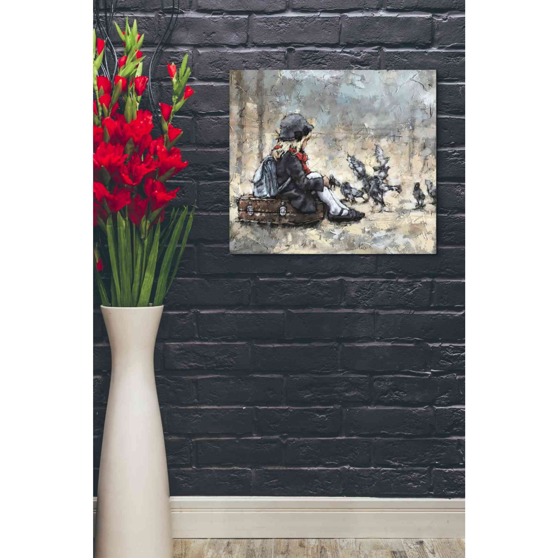 'Waiting for the Train' by Alexander Gunin, Canvas Wall Art,24 x 20