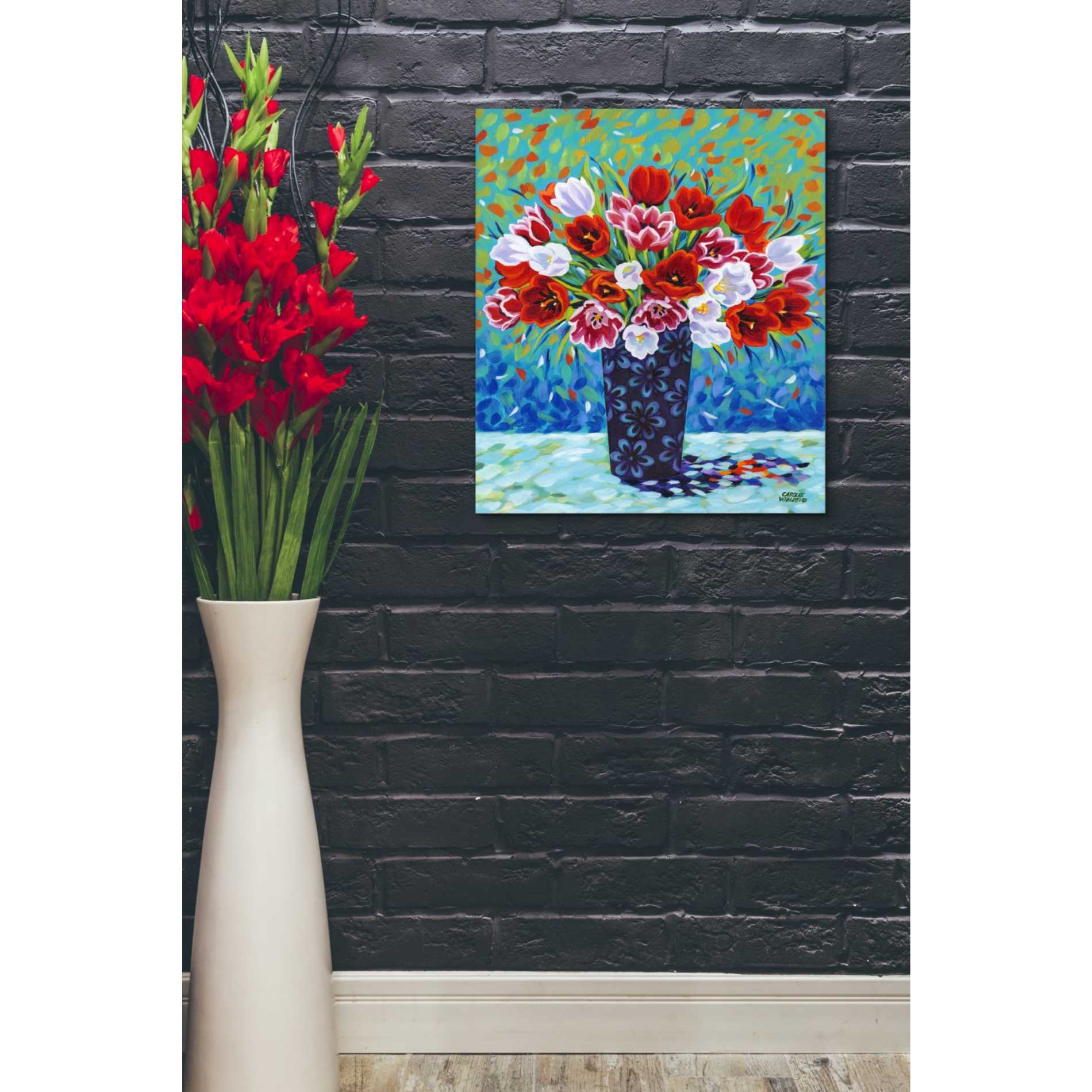 'Bouquet Celebration I' by Carolee Vitaletti, Giclee Canvas Wall Art