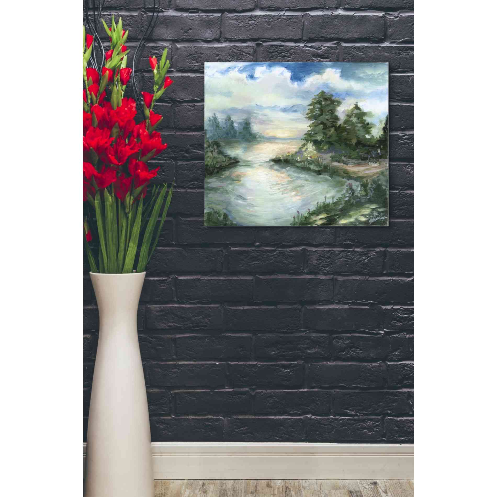 'Cerulean Sunrise' by Ethan Harper Canvas Wall Art,24 x 20