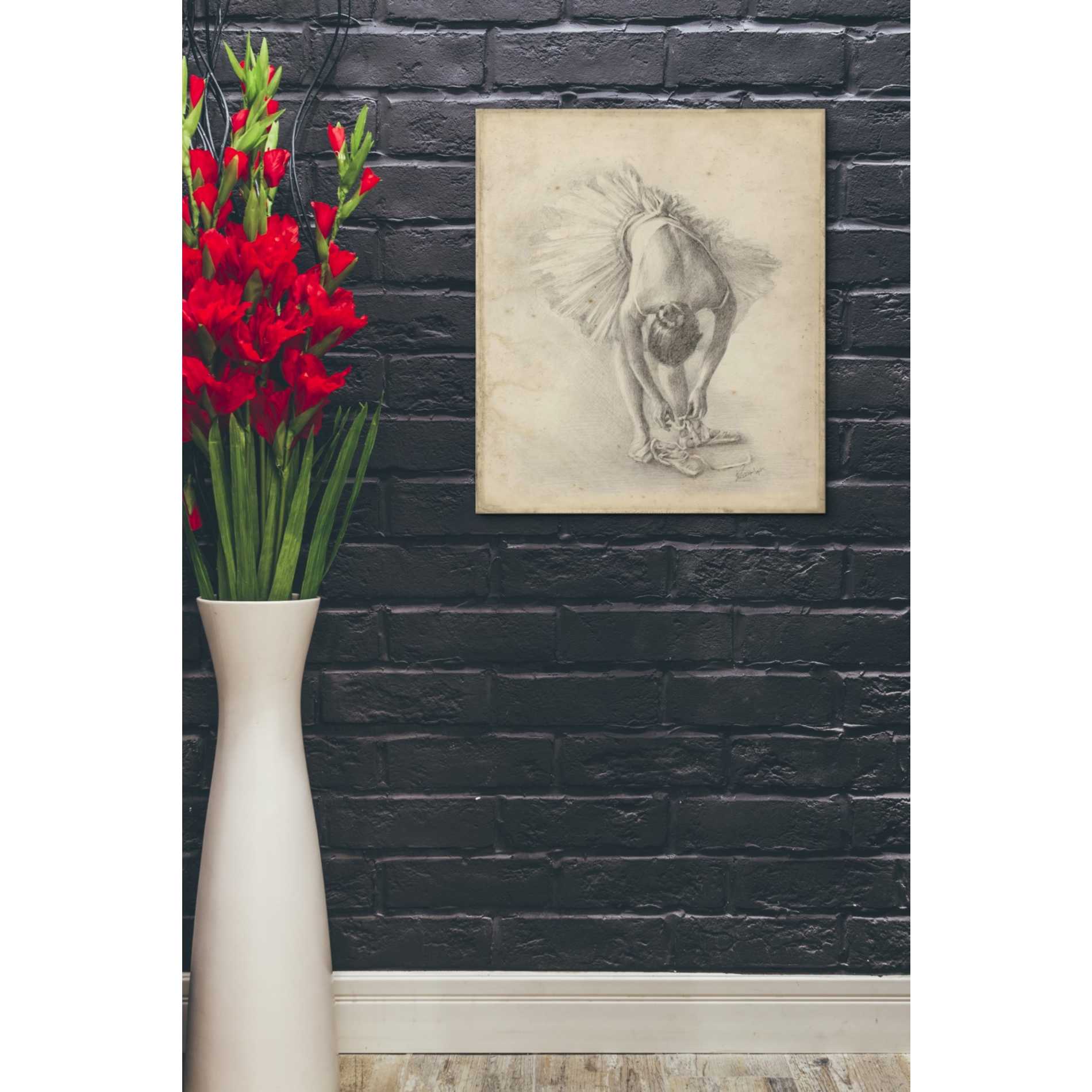 'Antique Ballerina Study I' by Ethan Harper Canvas Wall Art,20 x 24